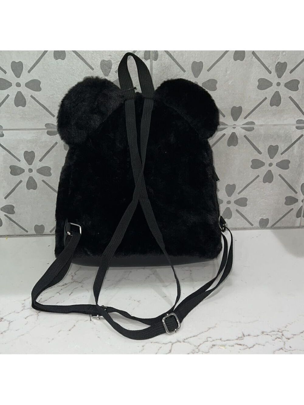 Disney Mickey Mouse Fuzzy Fur mini backpack. Brand new! Fun, vacation - Picture 2 of 8